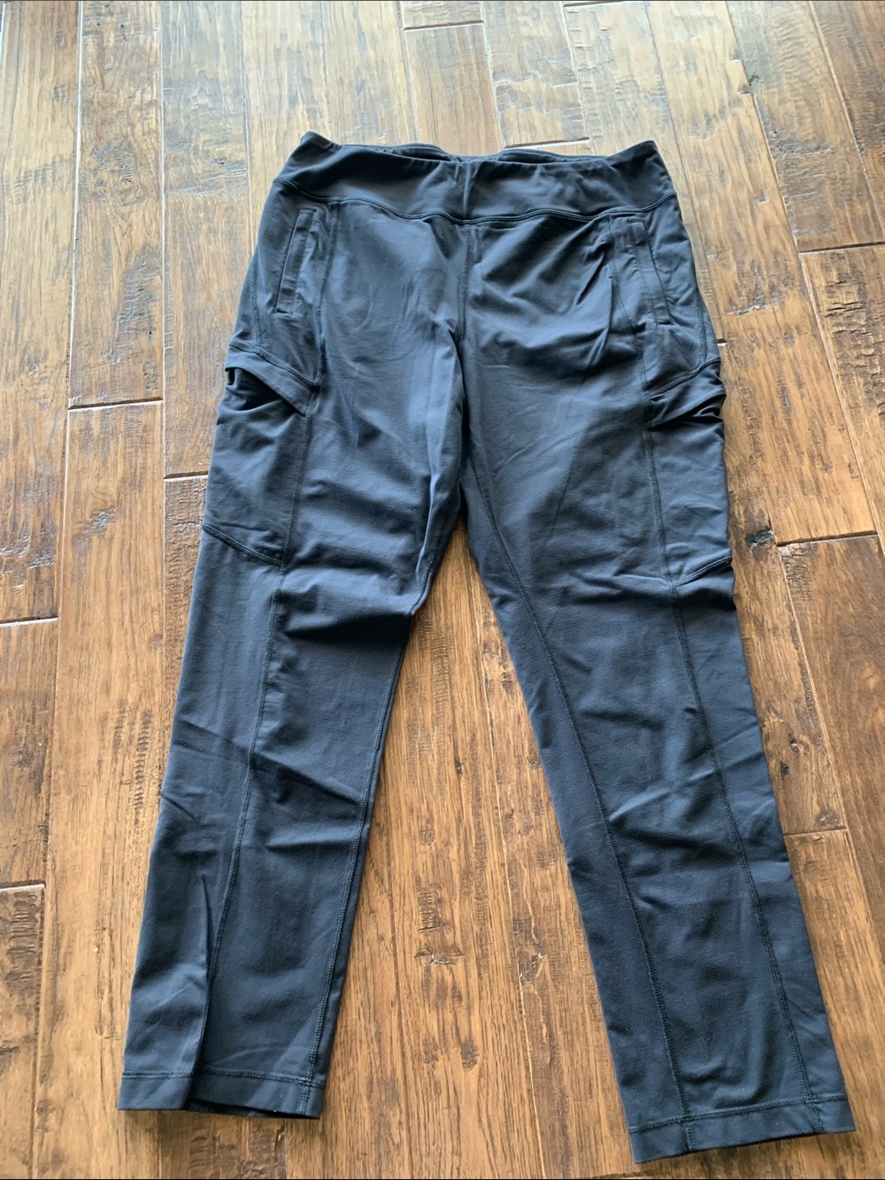 Duluth Trading Co Black Straight-Leg Pants